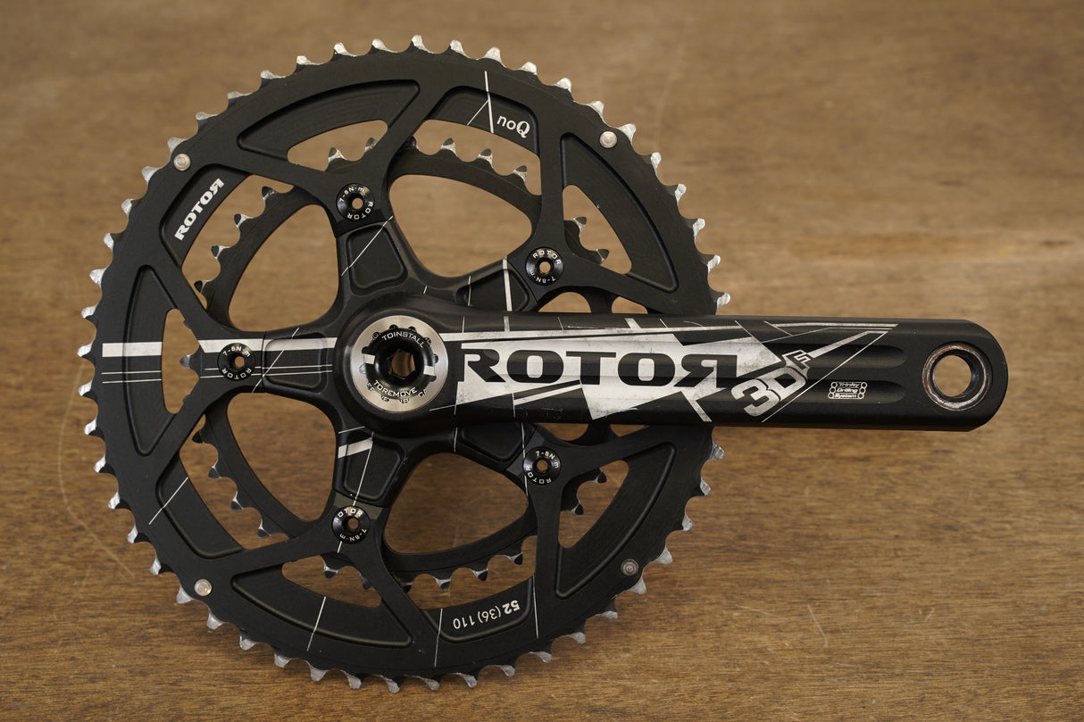 172.5mm 52/36T BB30 Rotor 3DF Road Crankset 3D F