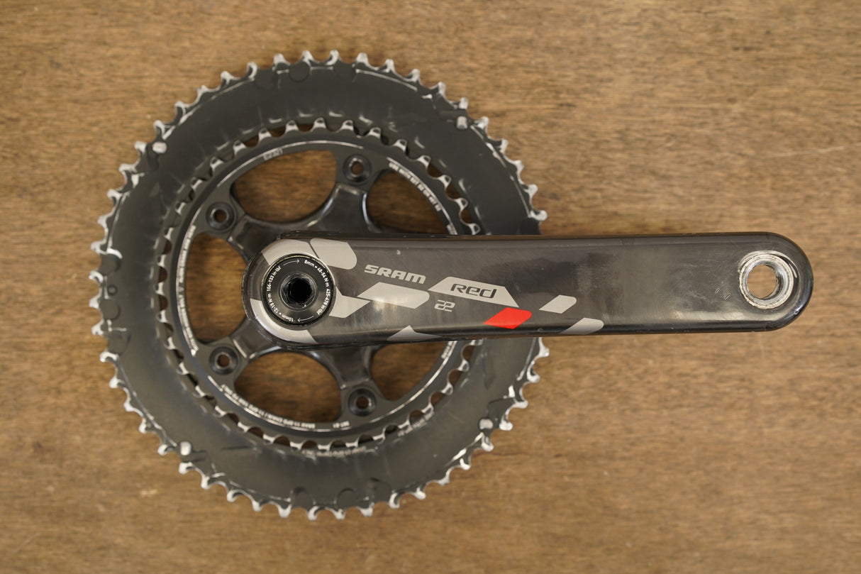 172.5mm 52/36T GXP SRAM Red 22 Carbon Road Crankset