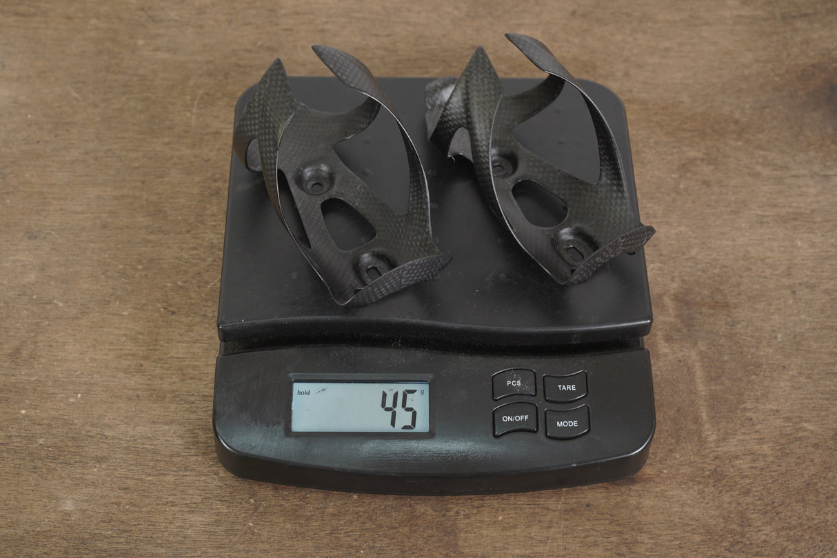 (2) Carbon Water Bottle Cages 45g