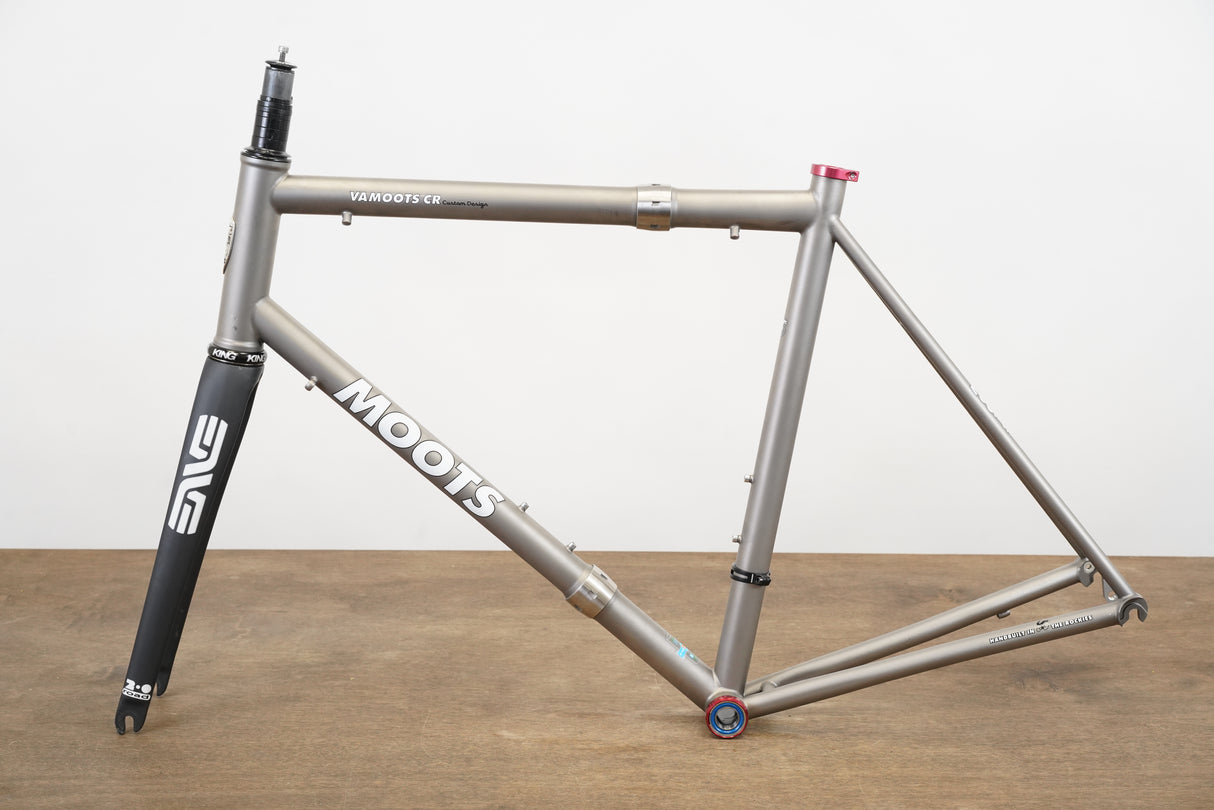 58cm Moots Vamoots CR S&S Coupler Titanium Rim Brake Road Frameset + Travel Case