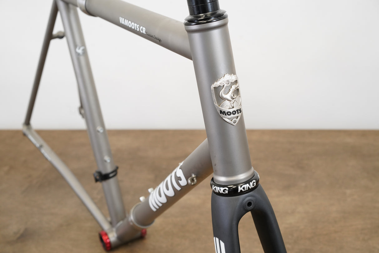 58cm Moots Vamoots CR S&S Coupler Titanium Rim Brake Road Frameset + Travel Case