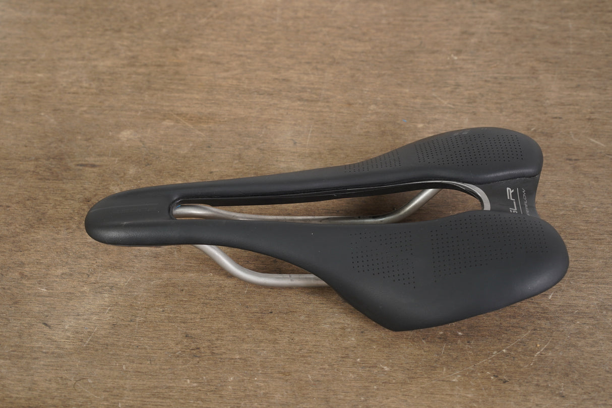 130mm Selle Italia SLR Superflow Titanium 316 Rail Road Saddle 166g