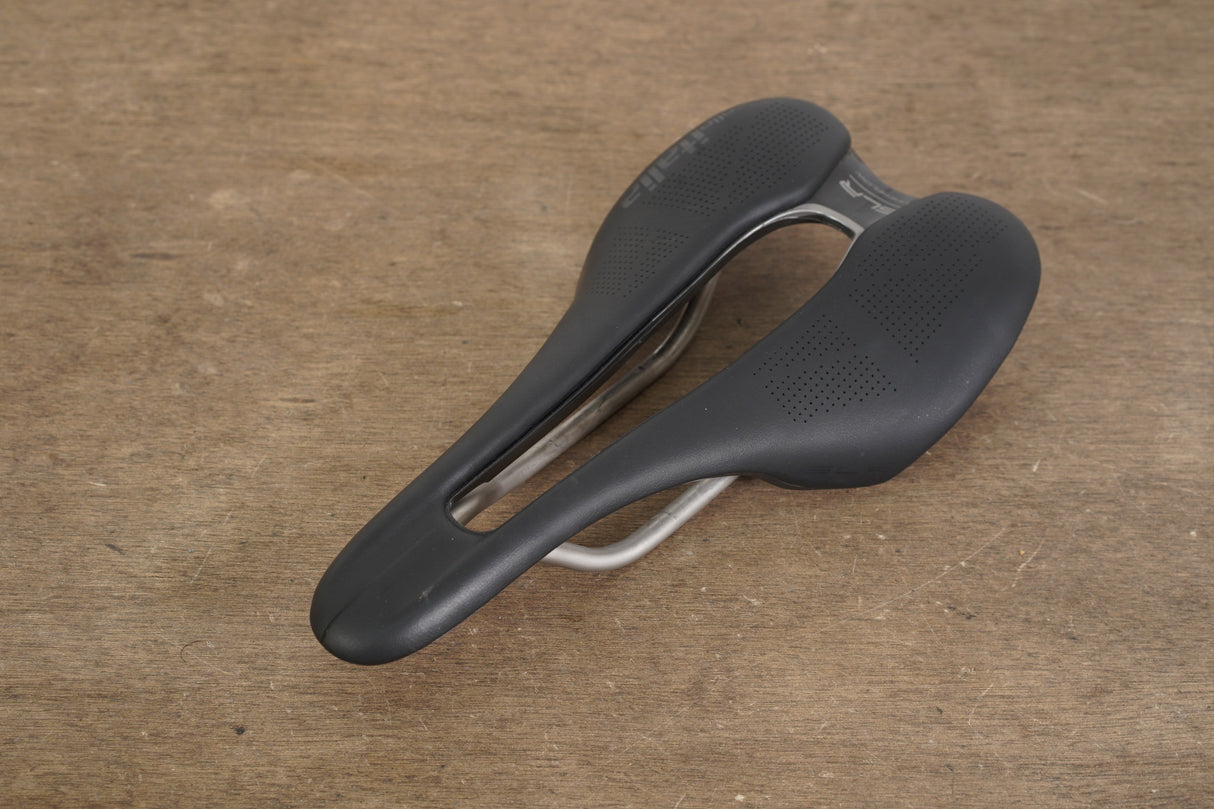 130mm Selle Italia SLR Superflow Titanium 316 Rail Road Saddle 166g