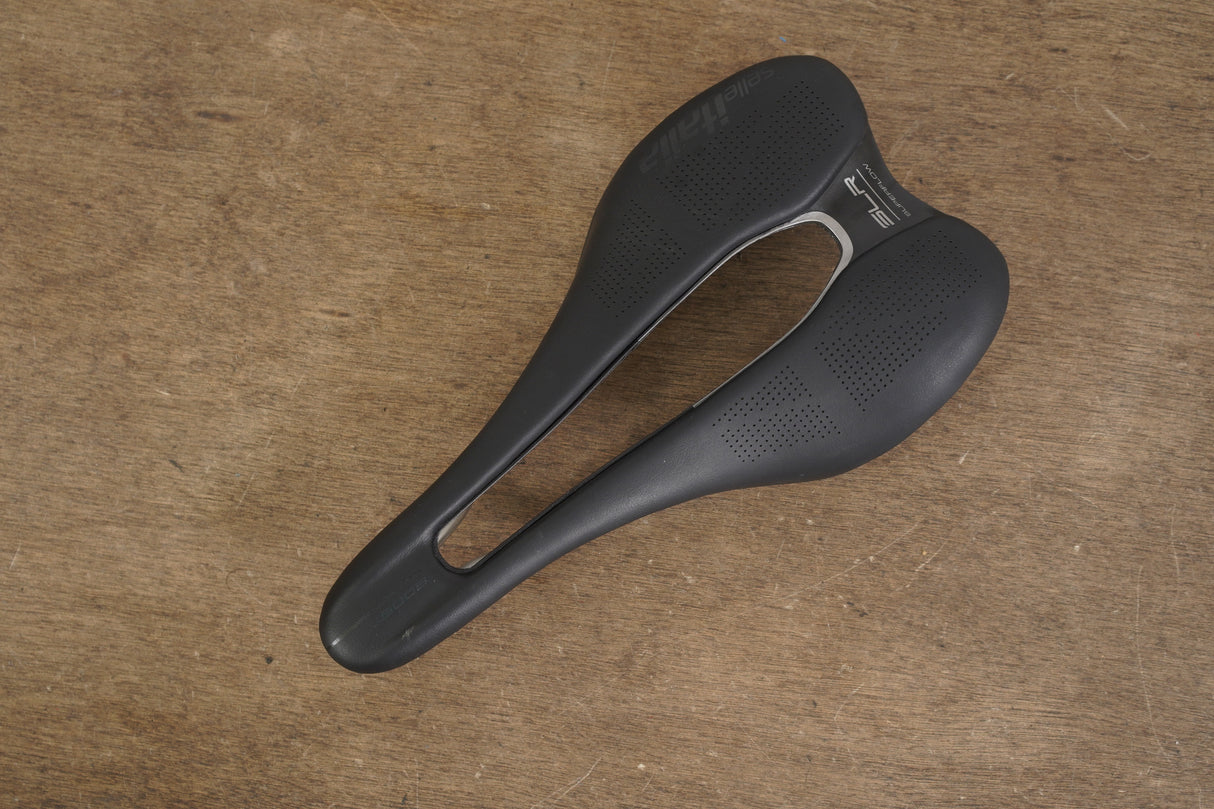 130mm Selle Italia SLR Superflow Titanium 316 Rail Road Saddle 166g