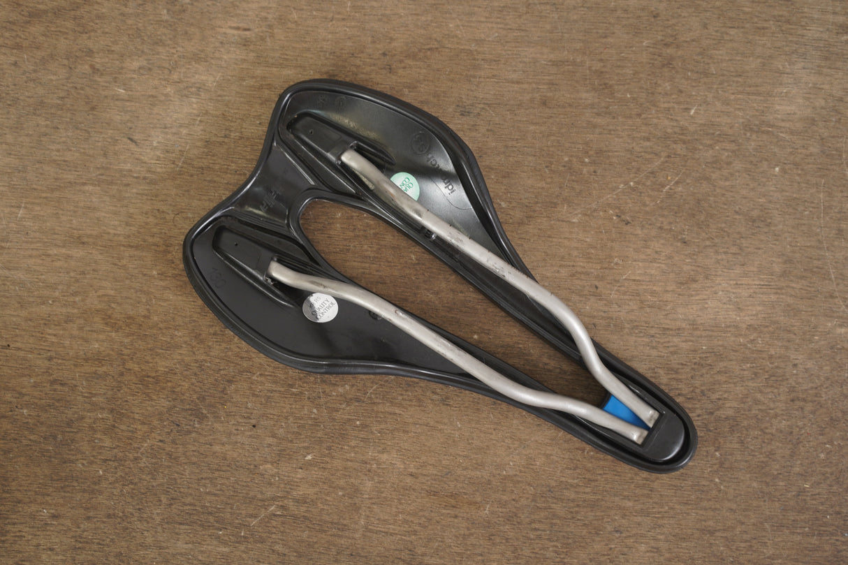 130mm Selle Italia SLR Superflow Titanium 316 Rail Road Saddle 166g
