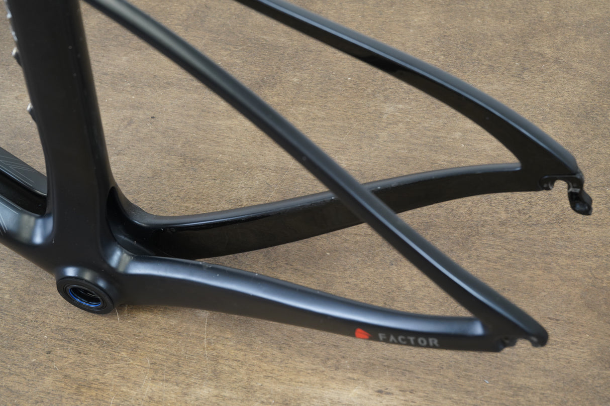54cm Factor One V1 Carbon Rim Brake Road Frameset + Cockpit