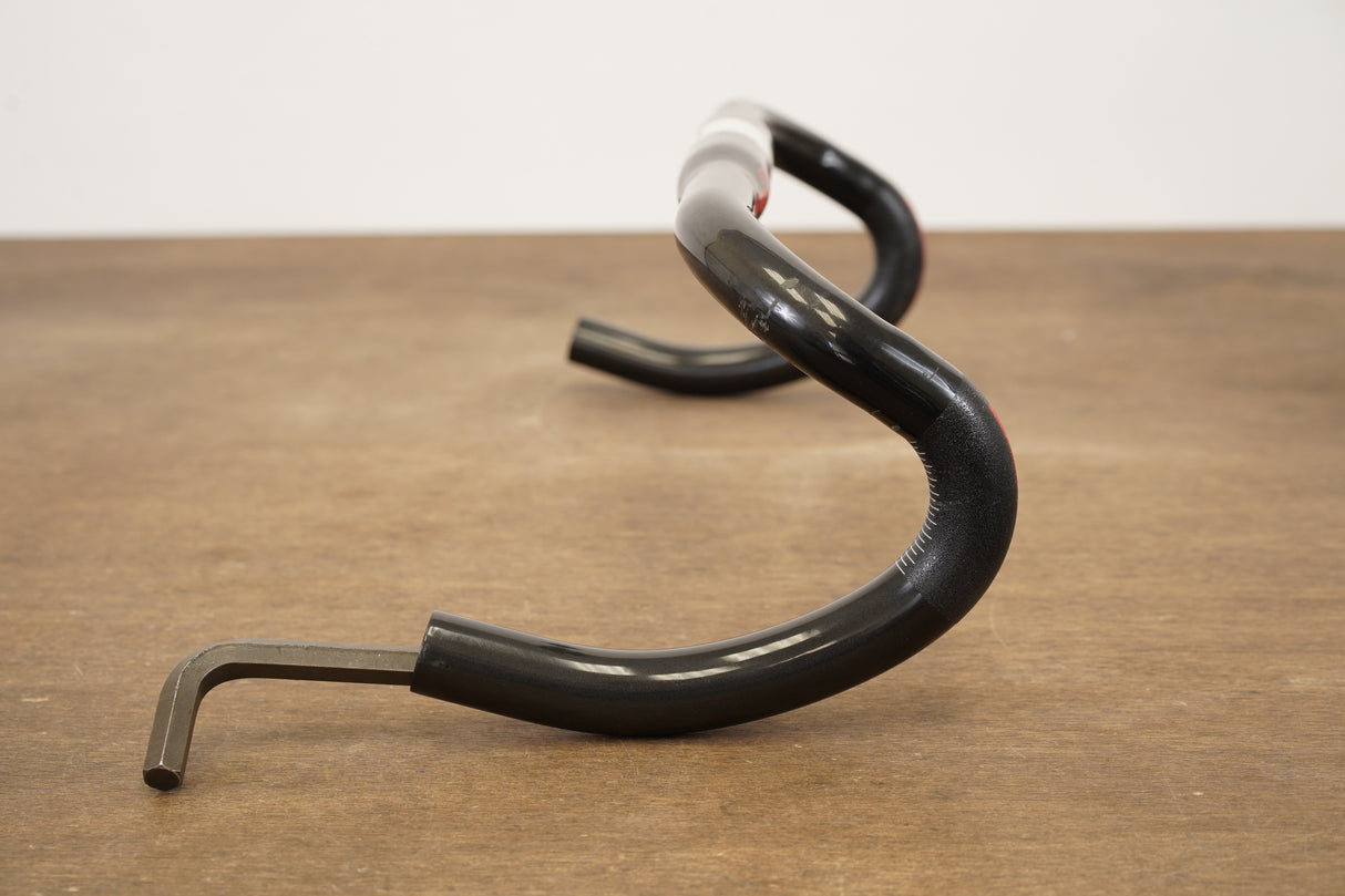 42cm 3T Ergoterra Team Carbon Compact Flared Gravel Handlebar 31.8mm