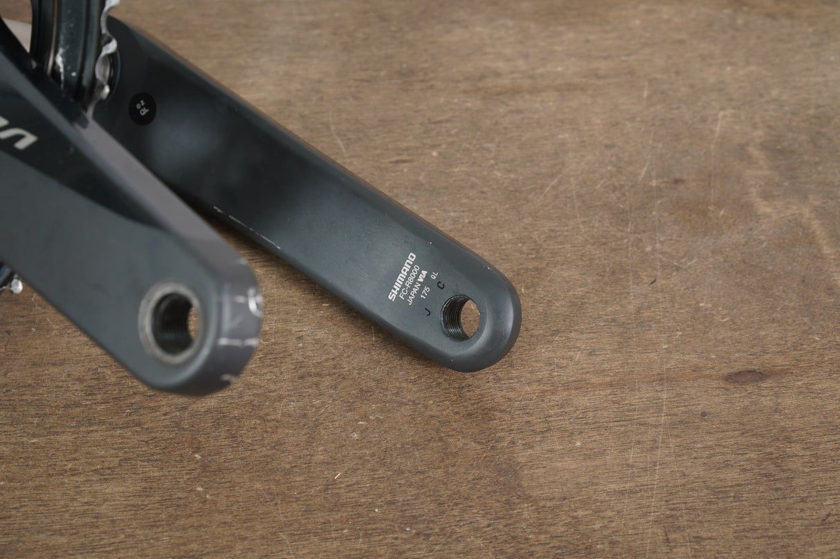 175mm 53/39T Shimano Ultegra FC-R8000 11 Speed Crankset 8000
