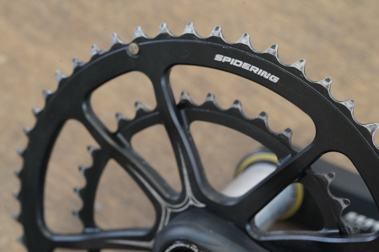 175mm 52/36T BB30 Cannondale Si Spidering Hollowgram Road Crankset 619g