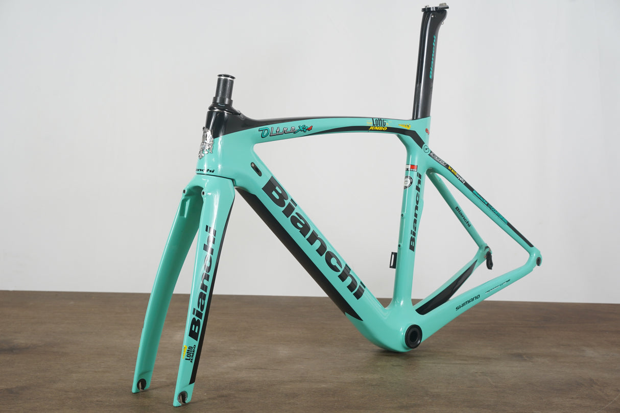 *Replica* 50cm Bianchi Oltre XR4 CV Carbon Aero Rim Brake Road Frameset