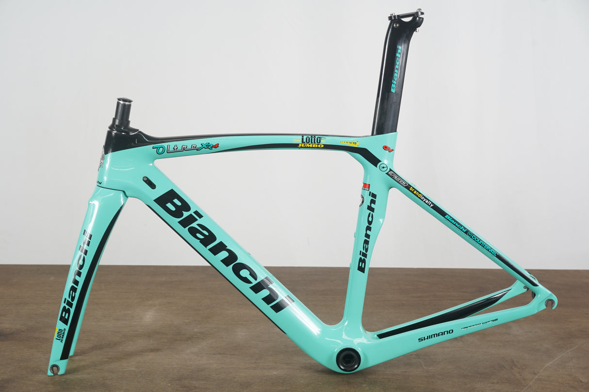 *Replica* 50cm Bianchi Oltre XR4 CV Carbon Aero Rim Brake Road Frameset