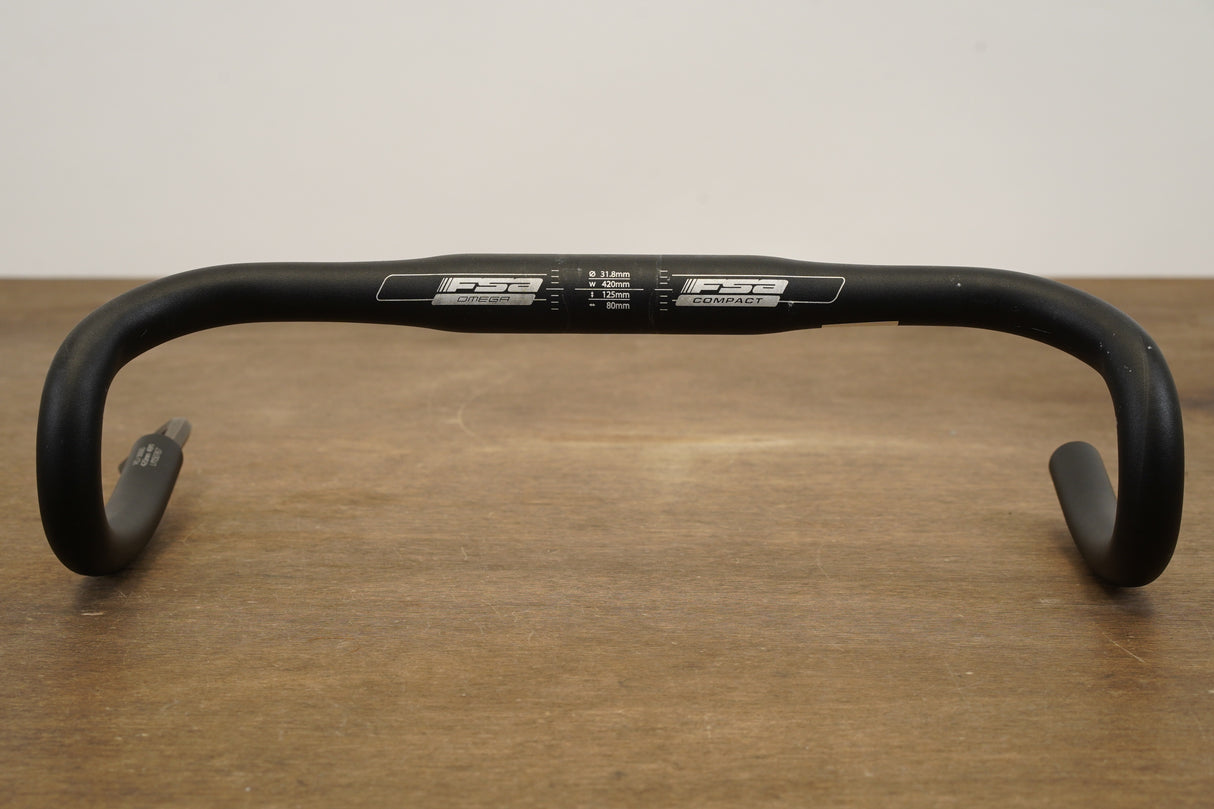 42cm FSA Omega Alloy Compact Road Handlebar 31.8mm