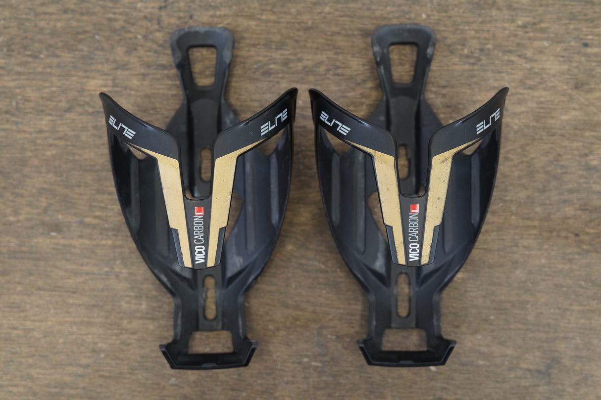 (2) Elite Vico Carbon Water Bottle Cages 53g