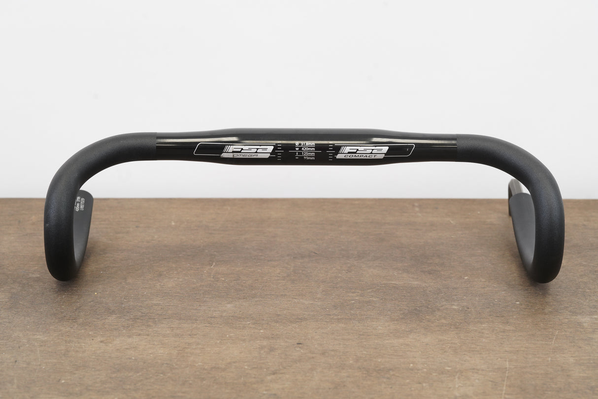 42cm FSA Omega Alloy Compact Road Handlebar 31.8mm