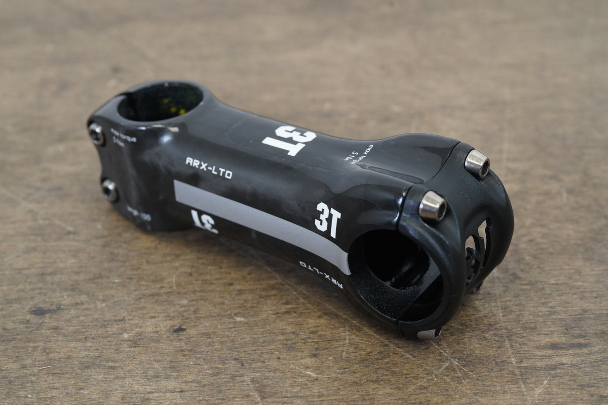 3T ARX LTD 100mm ±6 Degree Carbon Road Stem 116g 1 1/8" 31.8mm