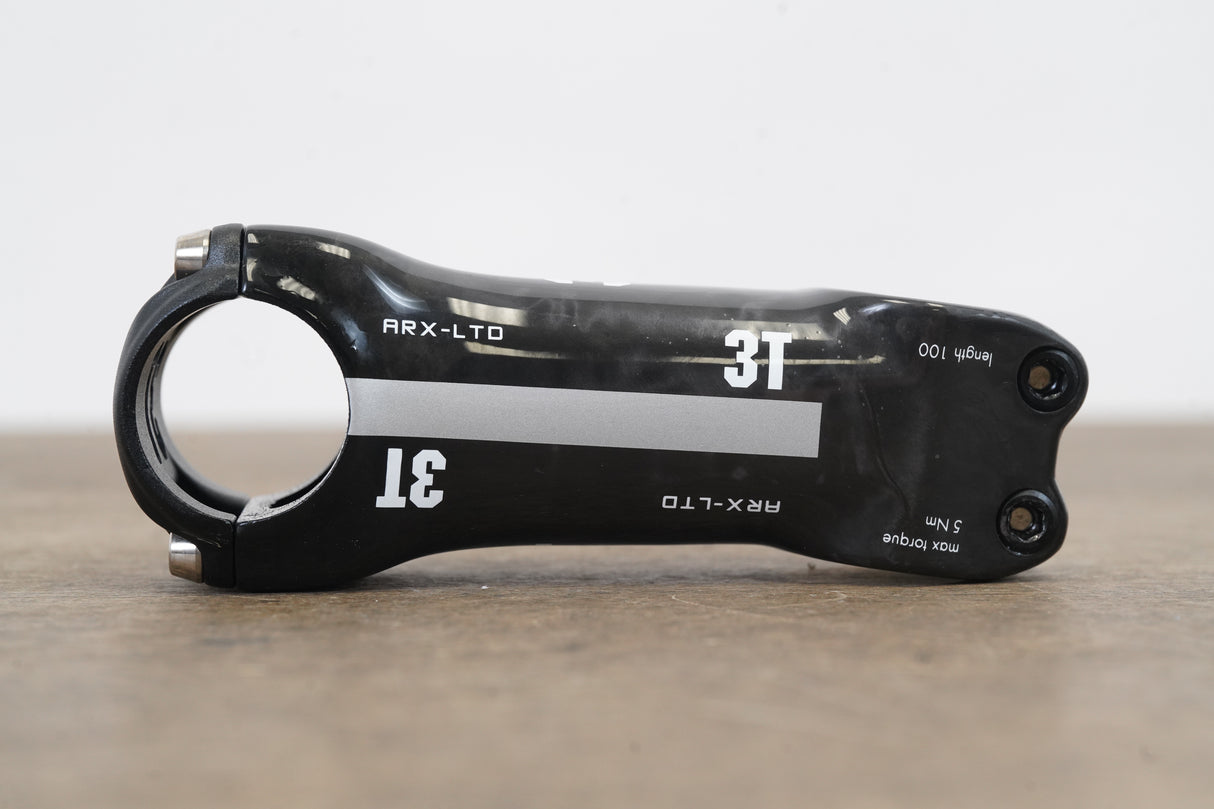 3T ARX LTD 100mm ±6 Degree Carbon Road Stem 116g 1 1/8" 31.8mm