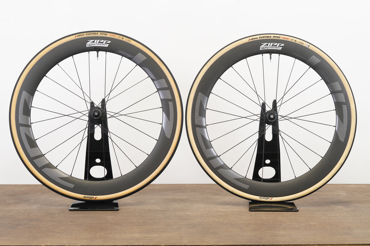 Zipp 404 Firecrest ZR1 Carbon Tubeless Disc Brake Wheelset SRAM XDR 12 Speed