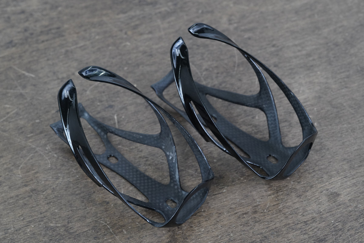 (2) Specialized S-WORKS Rib Cage III Carbon Water Bottle Cages 49g