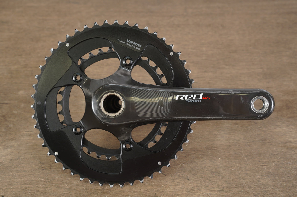 172.5mm 50/34T GXP SRAM Red 22 Carbon Road Crankset