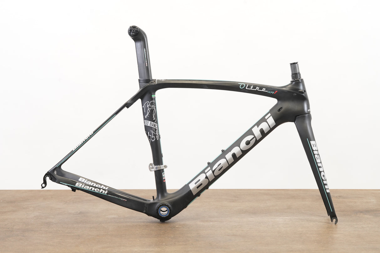 50cm Bianchi Oltre XR1 Carbon Aero Rim Brake Road Frameset