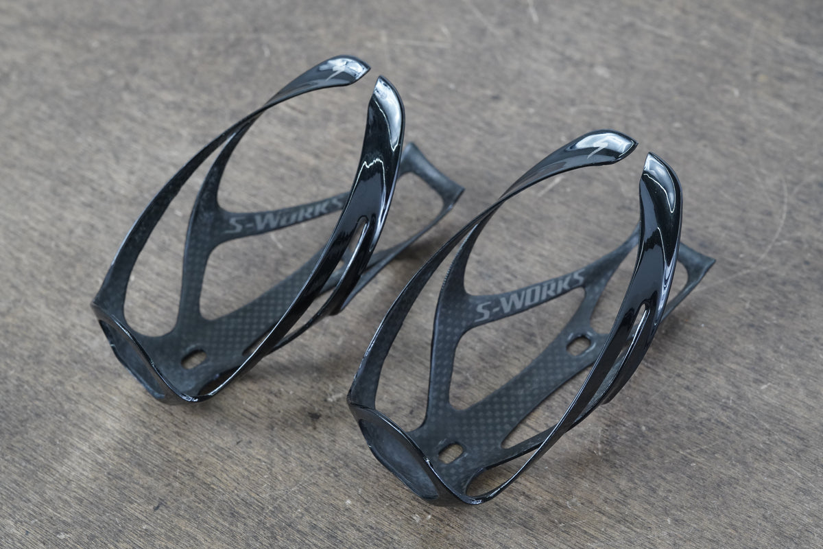 (2) Specialized S-WORKS Rib Cage III Carbon Water Bottle Cages 43g