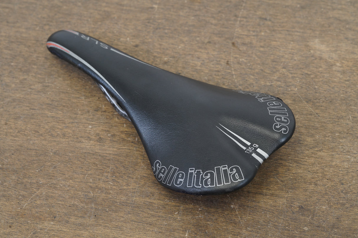 130mm Selle Italia SLR Carbon Rail Road Saddle 138g