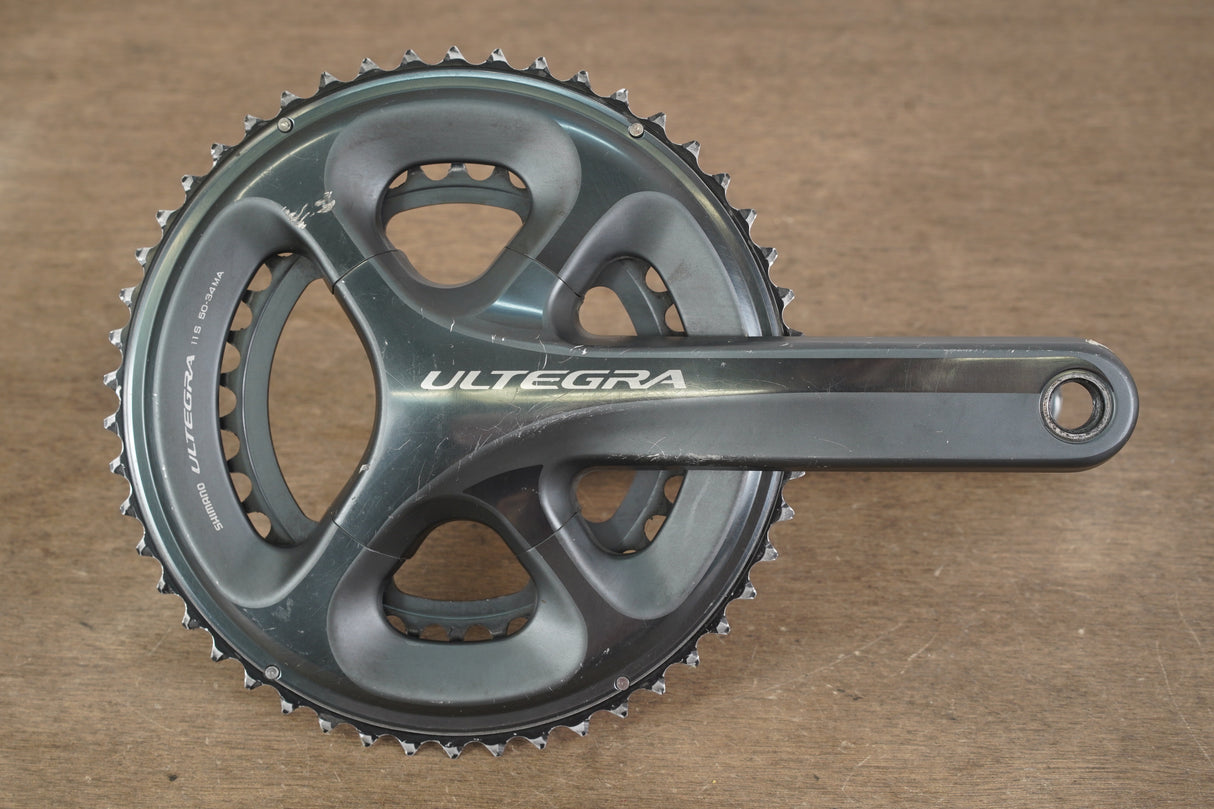 172.5mm 50/34T Shimano Ultegra FC-6800 11 Speed Crankset