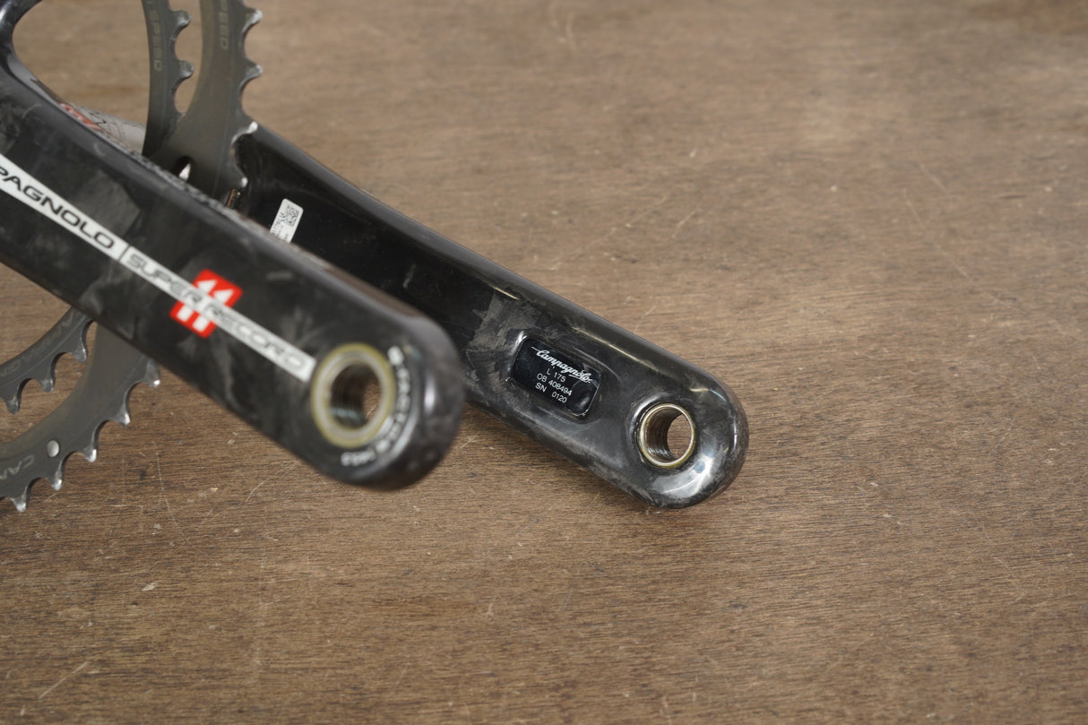 175mm 53/39T Campagnolo Super Record 11 Speed Carbon Titanium Crankset
