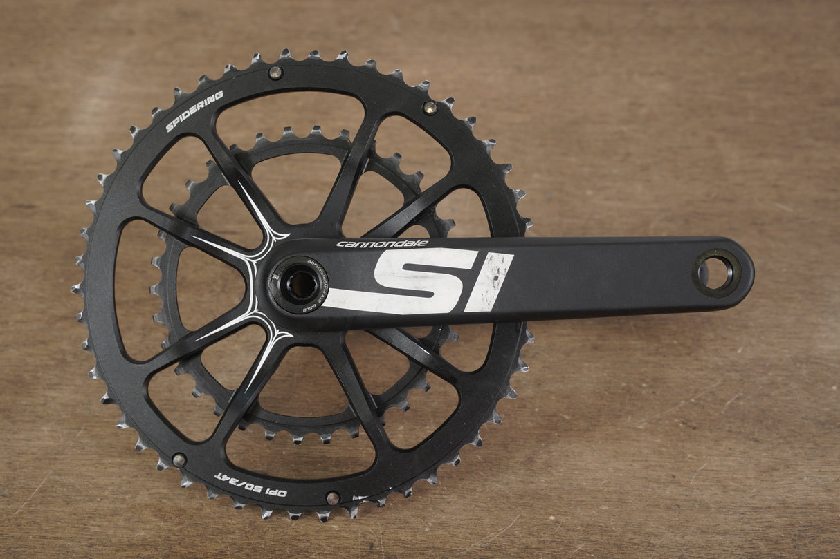 172.5mm 50/34T BB30 Cannondale Si Spidering Road Crankset