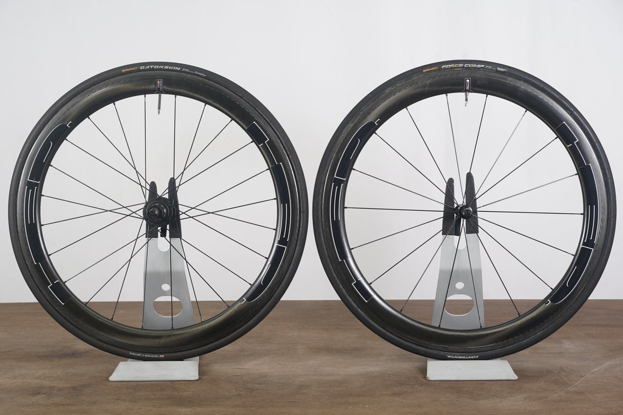 HED Jet 5 SCT CycleOps G3 Carbon Tubular Rim Brake Road Wheelset 11 Speed