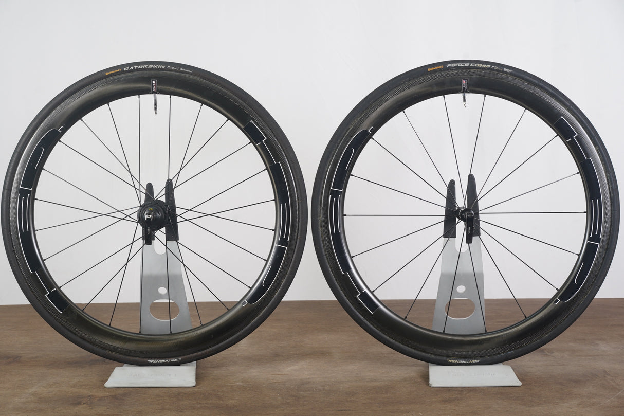 HED Jet 5 SCT CycleOps G3 Carbon Tubular Rim Brake Road Wheelset 11 Speed