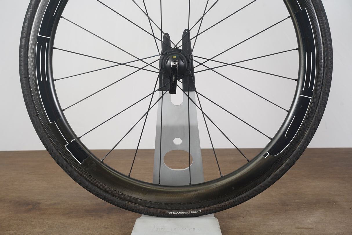 HED Jet 5 SCT CycleOps G3 Carbon Tubular Rim Brake Road Wheelset 11 Speed