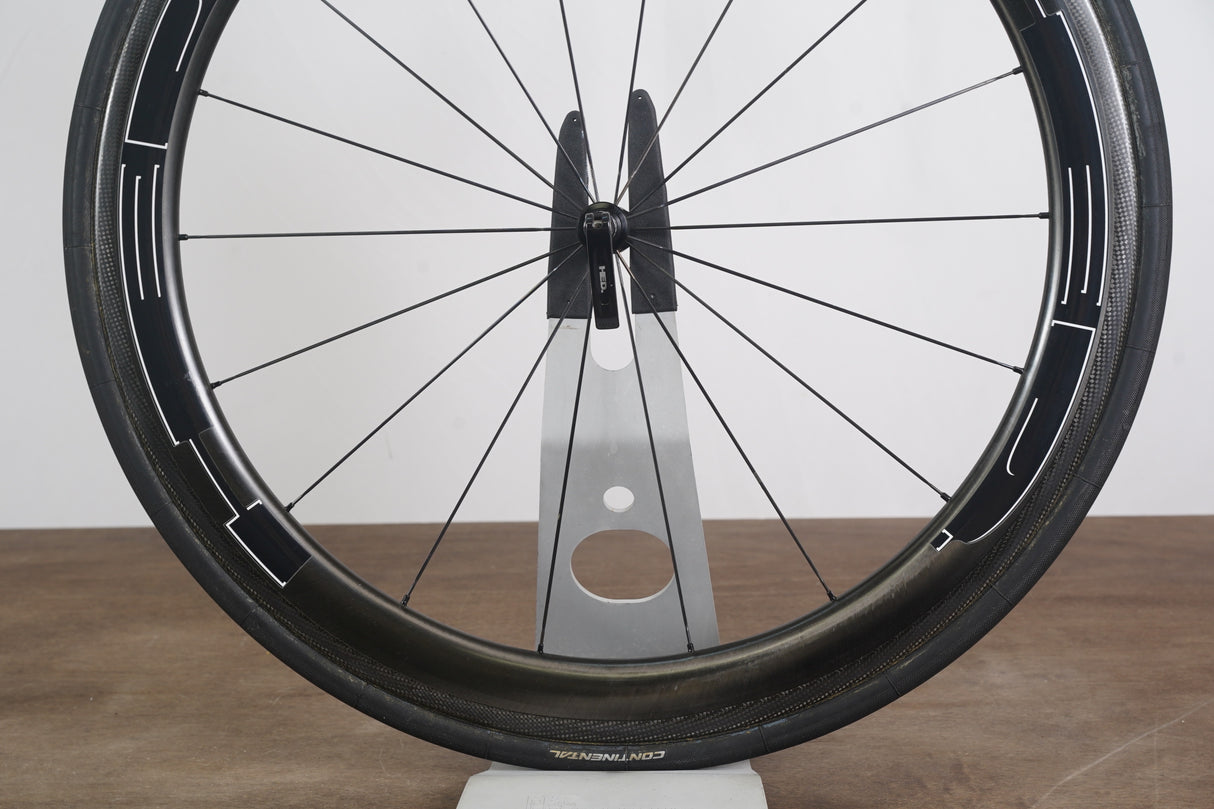 HED Jet 5 SCT CycleOps G3 Carbon Tubular Rim Brake Road Wheelset 11 Speed