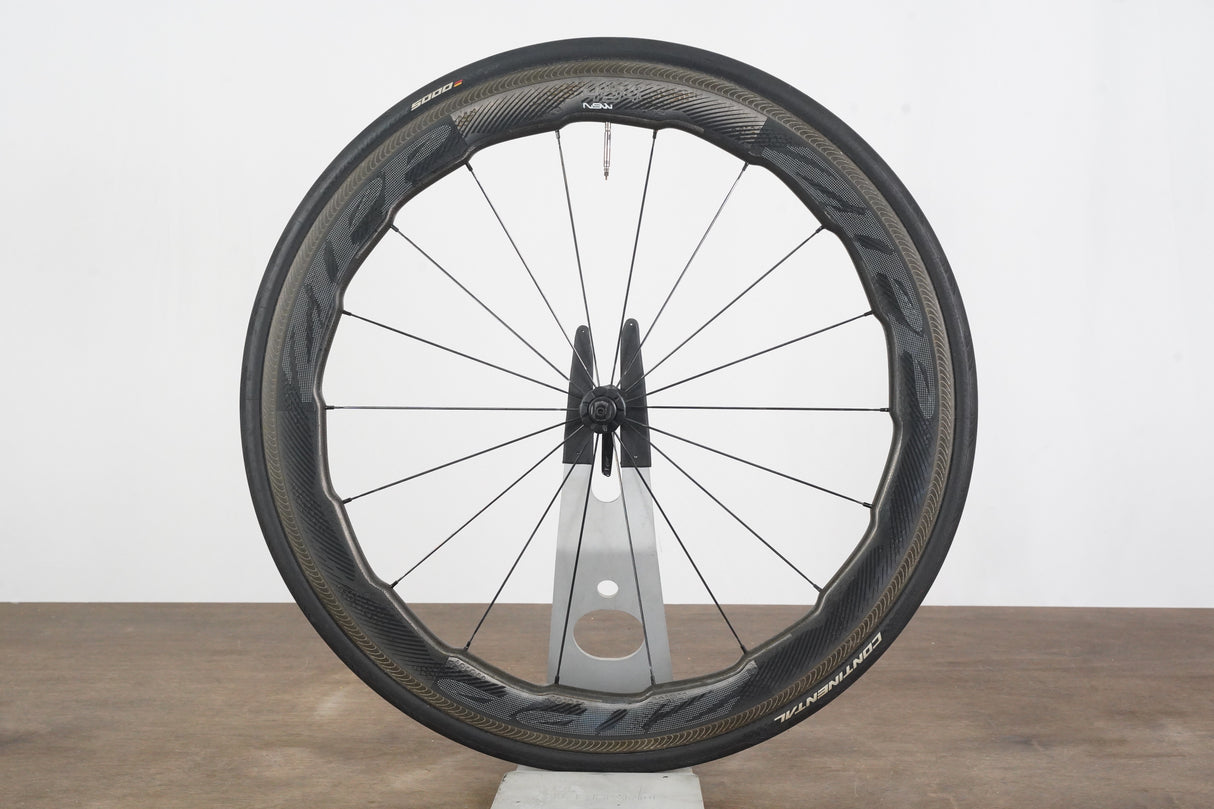 FRONT Zipp 454 NSW Cognition Carbon Tubeless Clincher Rim Brake Wheel