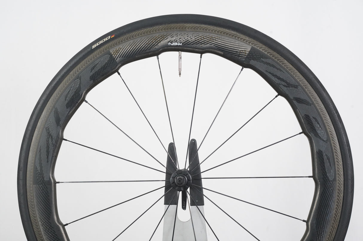 FRONT Zipp 454 NSW Cognition Carbon Tubeless Clincher Rim Brake Wheel