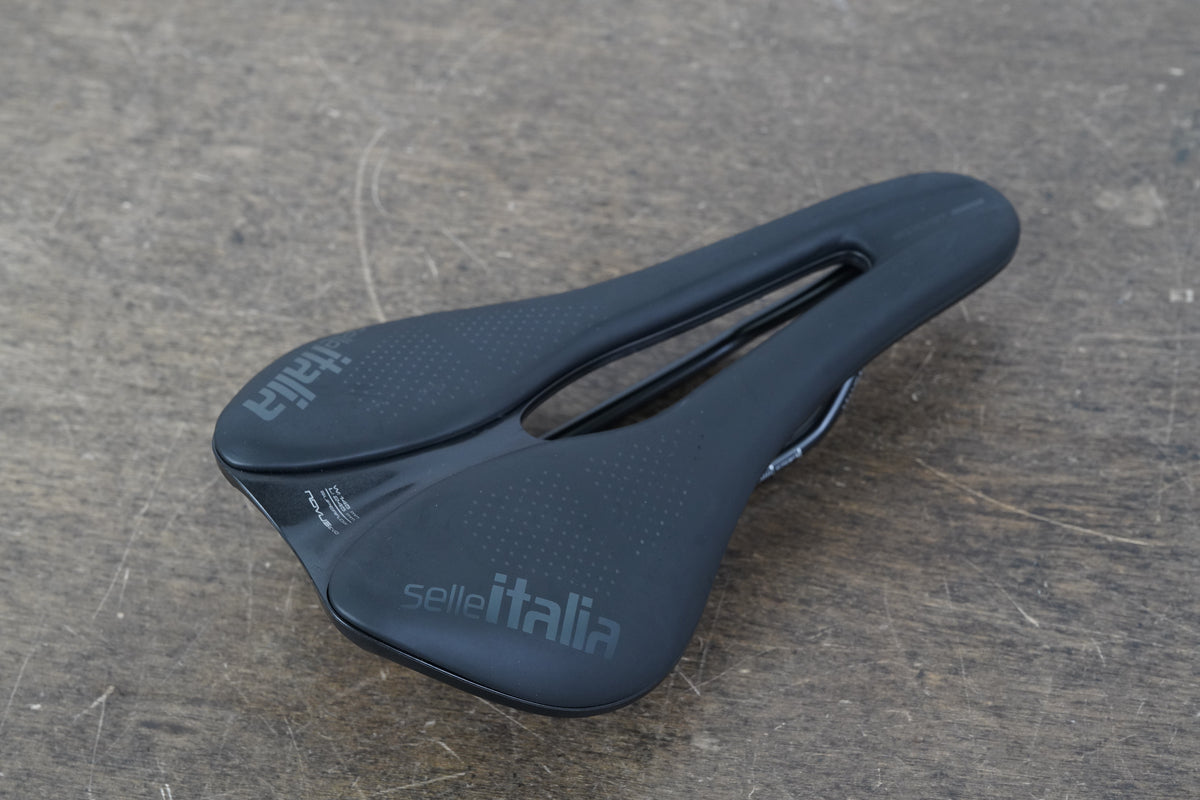 NEW 145mm Selle Italia Novus Boost Evo Manganese Superflow Road Bike Saddle 239g