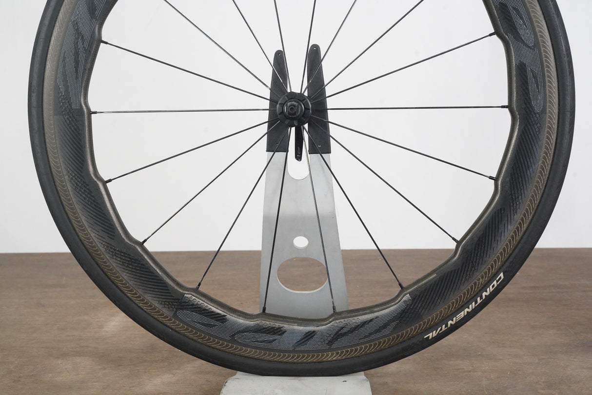 FRONT Zipp 454 NSW Cognition Carbon Tubeless Clincher Rim Brake Wheel