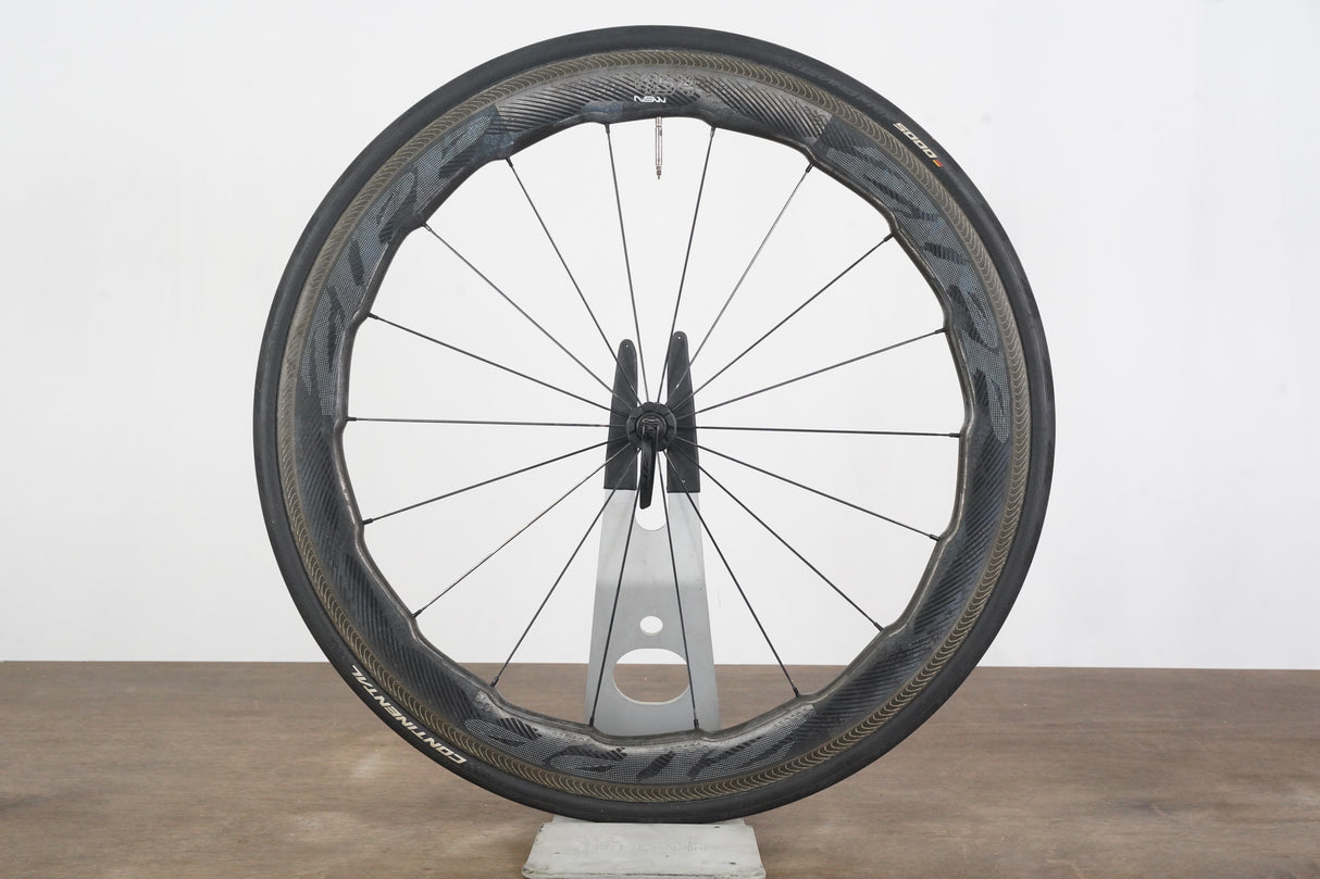FRONT Zipp 454 NSW Cognition Carbon Tubeless Clincher Rim Brake Wheel