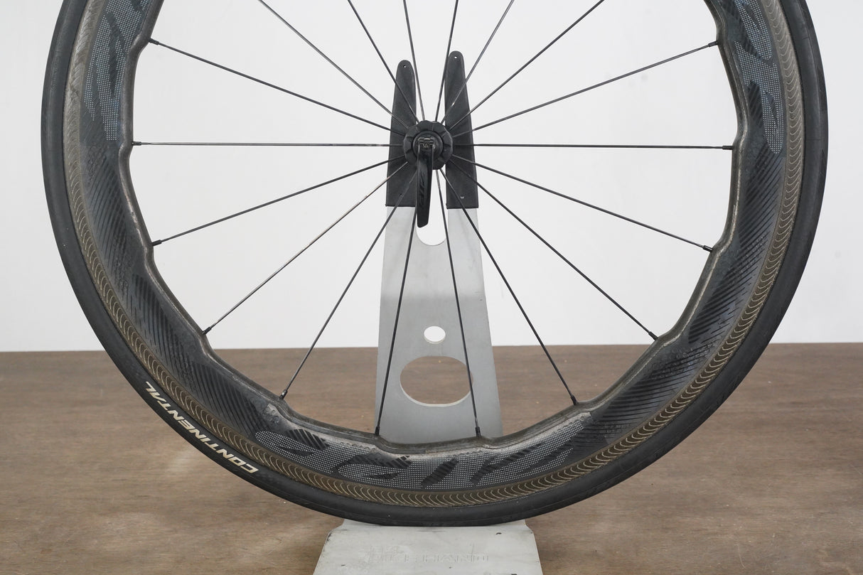 FRONT Zipp 454 NSW Cognition Carbon Tubeless Clincher Rim Brake Wheel