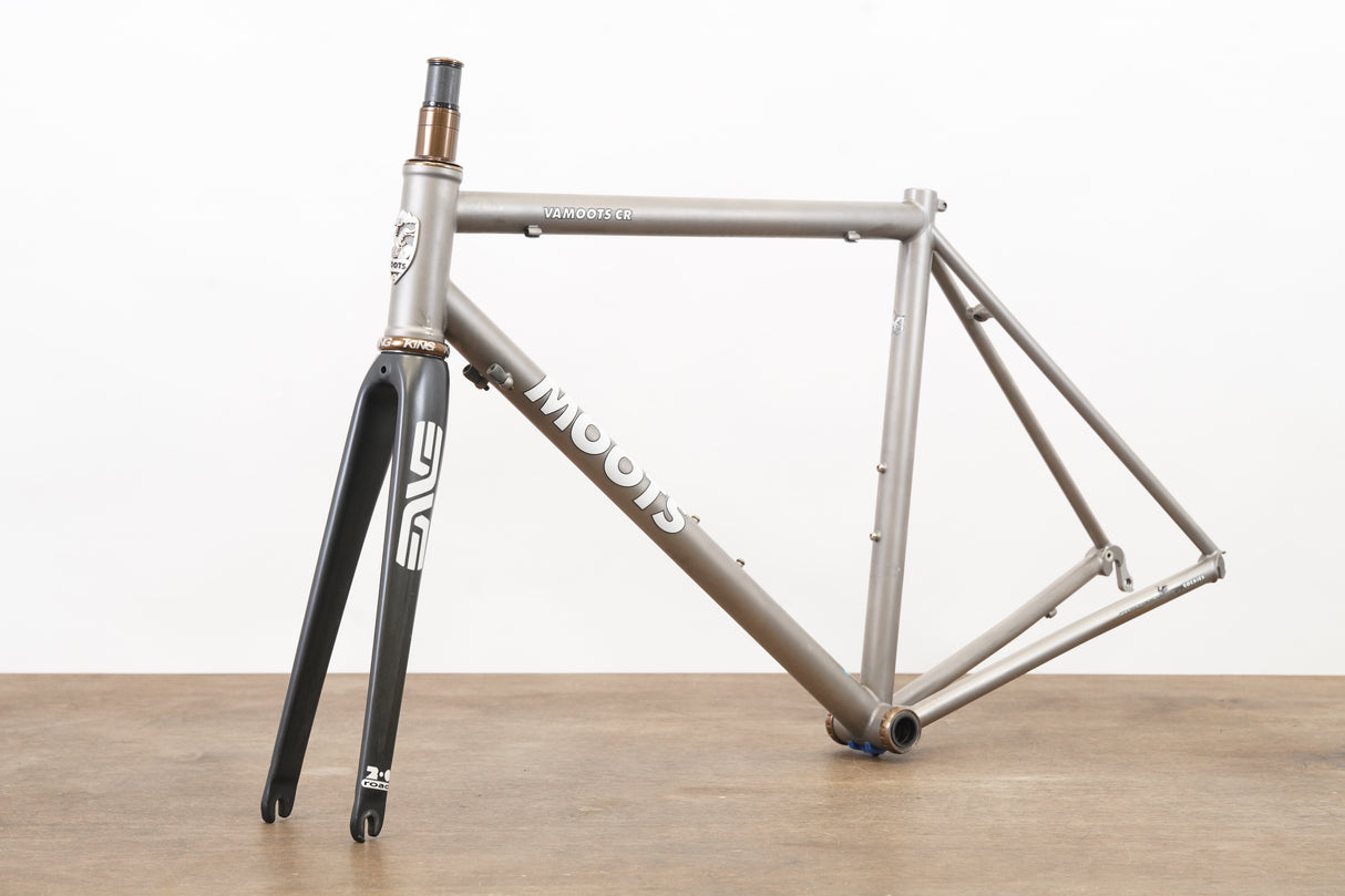54cm Moots Vamoots CR ENVE Titanium Rim Brake Road Frameset