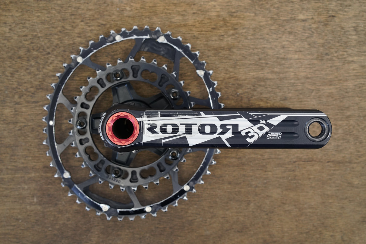 172.5mm 50/34T Rotor 3D+ QRings Road Crankset