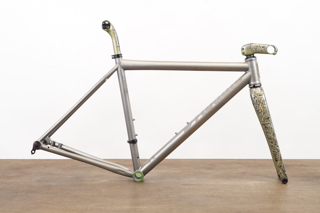 52cm Mosaic GT-1 AR ENVE Di2 Titanium Disc Brake Road Frameset + Stem
