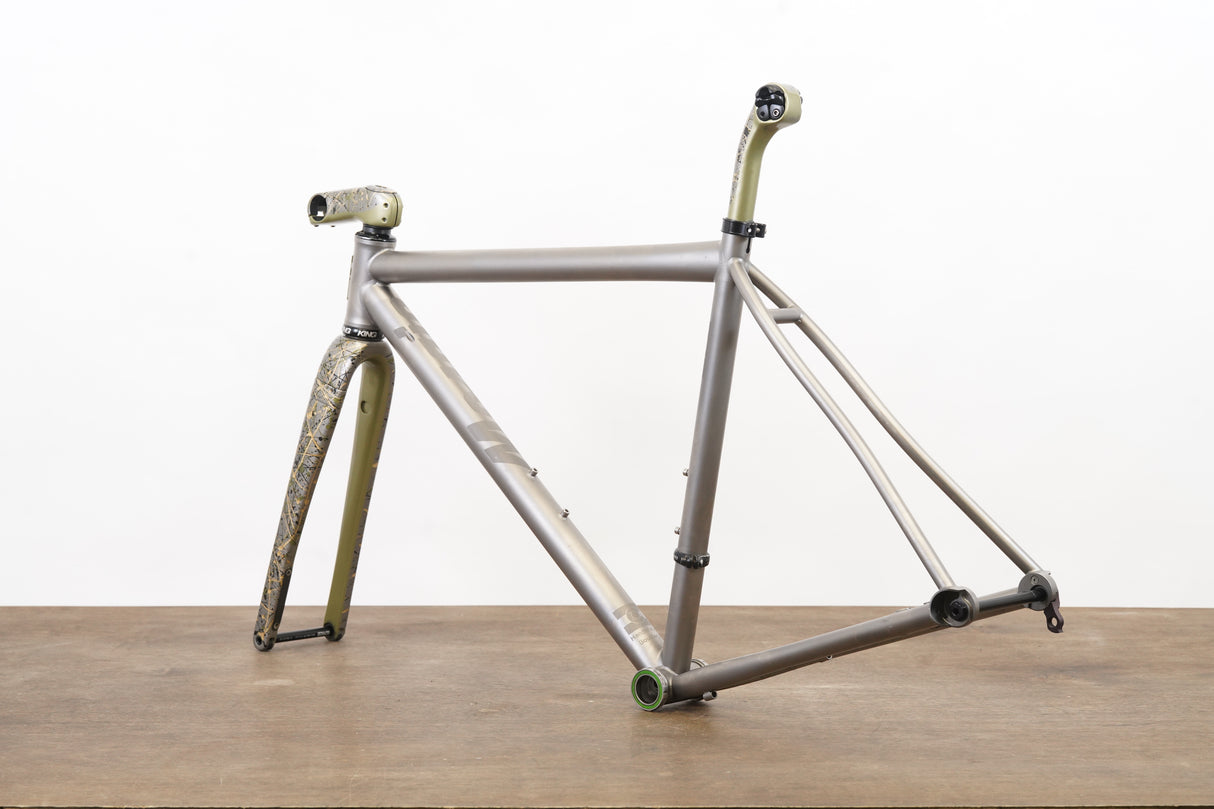 52cm Mosaic GT-1 AR ENVE Di2 Titanium Disc Brake Road Frameset + Stem