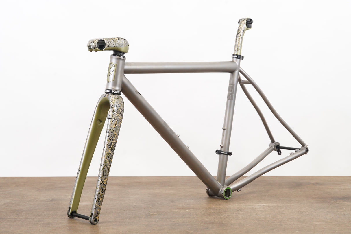 52cm Mosaic GT-1 AR ENVE Di2 Titanium Disc Brake Road Frameset + Stem