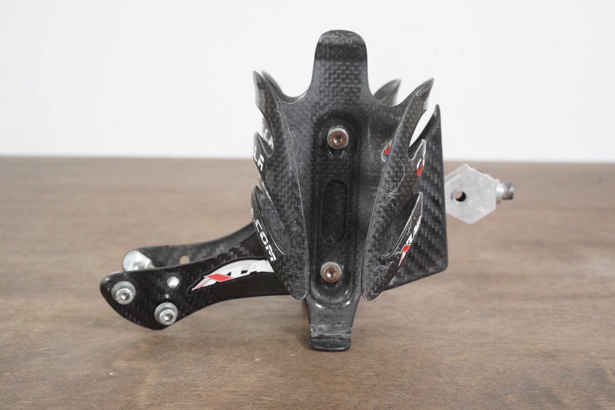 (2) XLAB Gorilla Carbon Bottle Cages + Carbon Wing Water Bottle Cage Mount