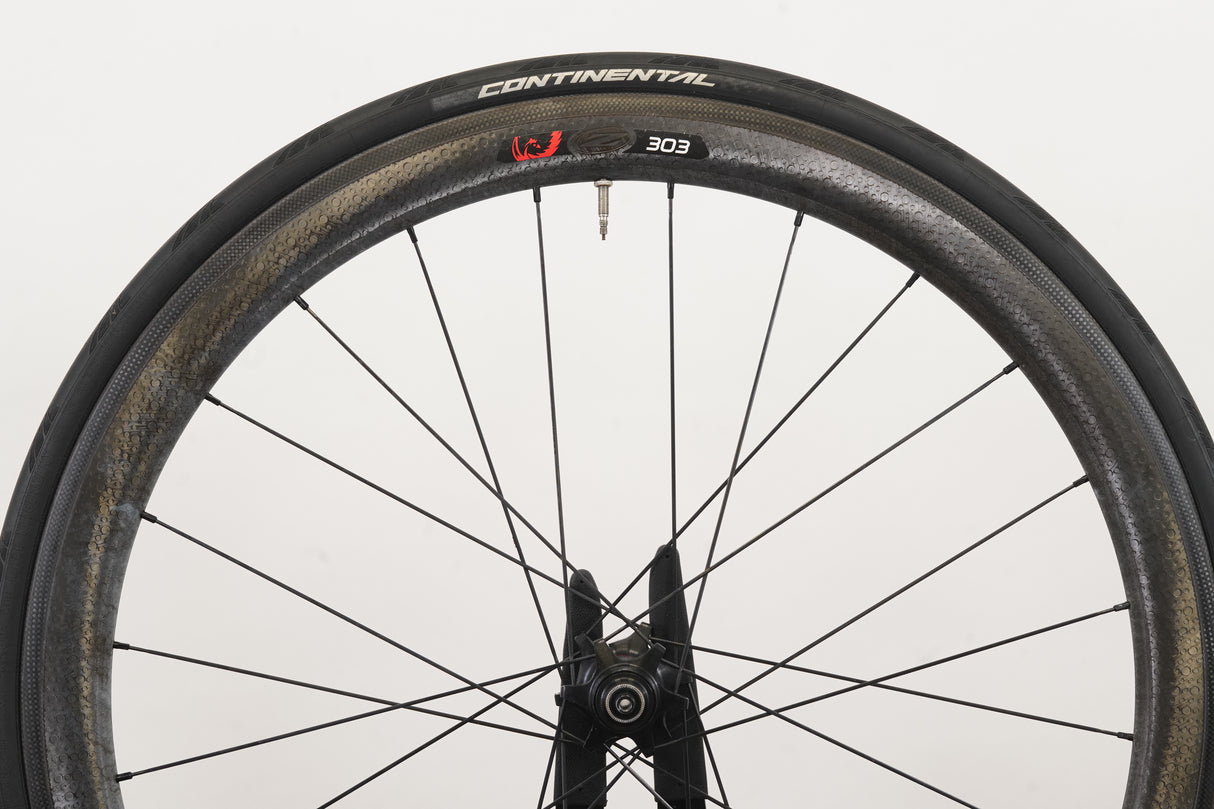REAR Zipp 303 Firecrest 77/177 Carbon Clincher Rim Brake Wheel *No Freehub*
