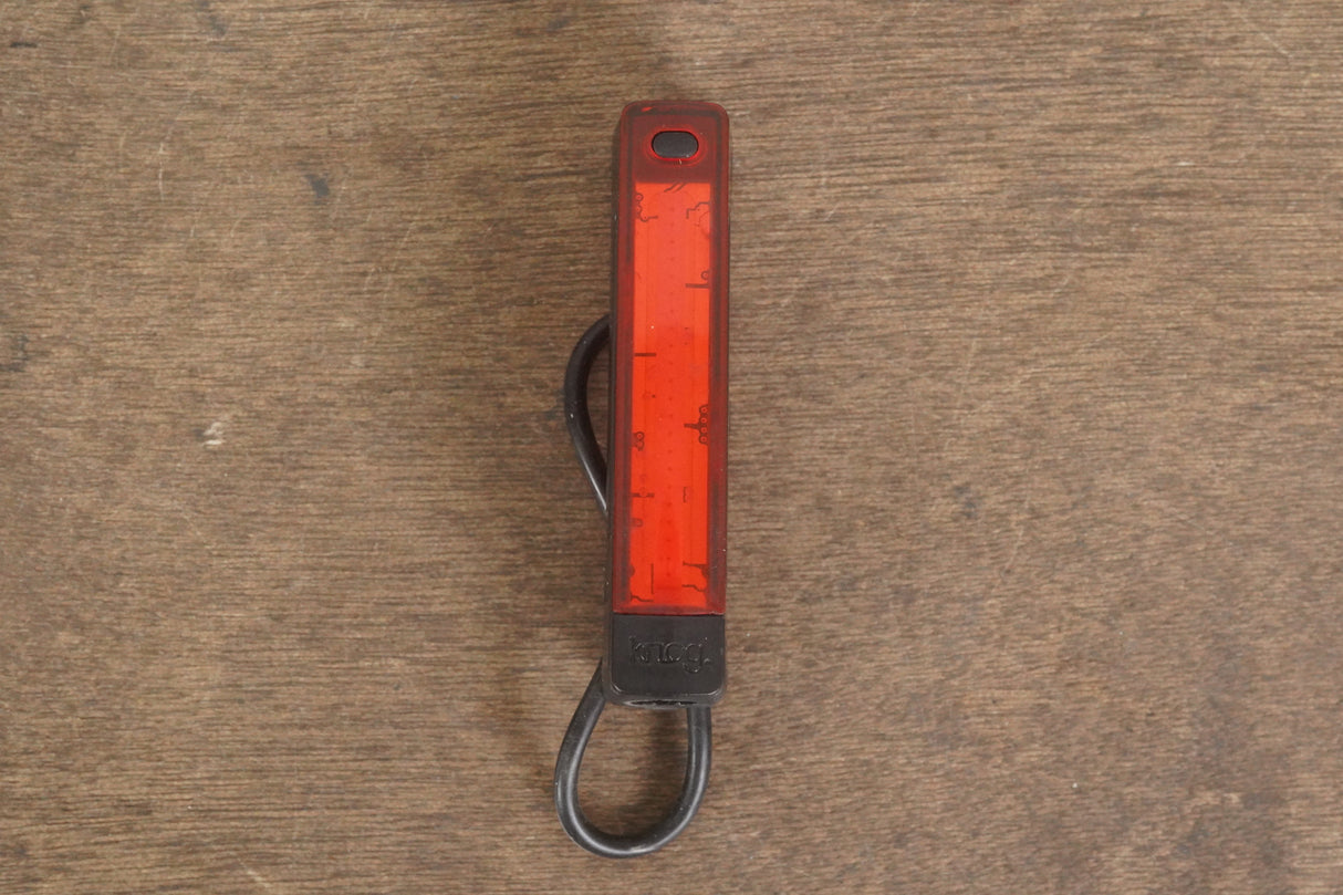 Knog Plus Rear Light Cycling Road Gravel CX Bike + Rubber Band