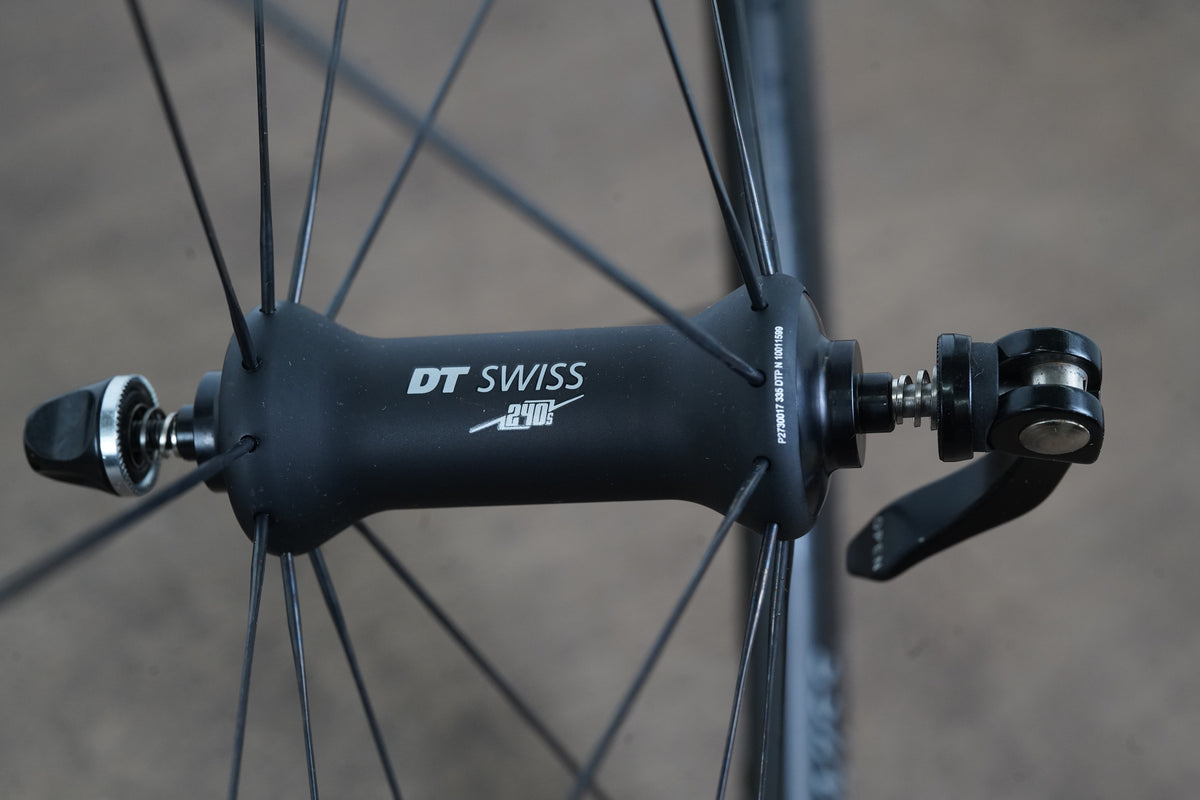 DT Swiss PRC 1400 Carbon Tubeless Clincher Rim Brake Wheelset SRAM XDR 12 Speed