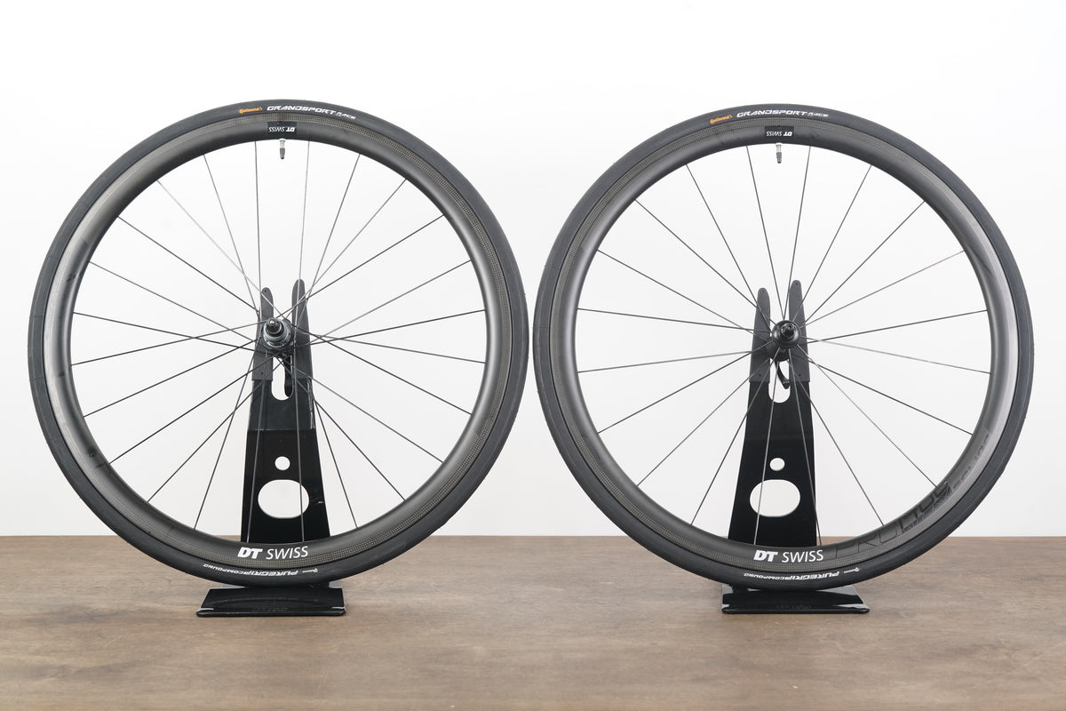 DT Swiss PRC 1400 Carbon Tubeless Clincher Rim Brake Wheelset SRAM XDR 12 Speed