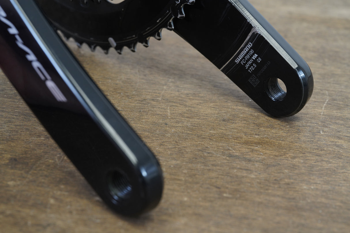 172.5mm 52/36T Shimano Dura-Ace FC-R9100 11 Speed Crankset 9100 635g
